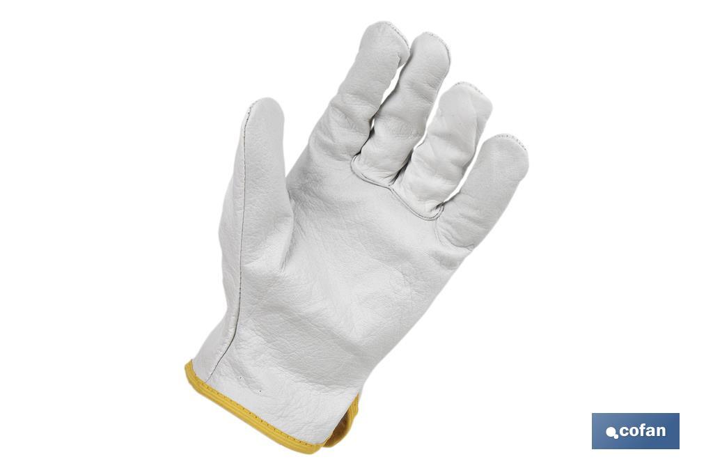 GUANTE PIEL FLOR ANTICALÓRICO TALLA 10